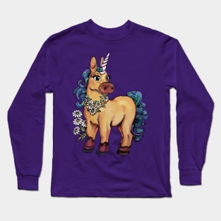 Chamomile Unicorn Long Sleeve T-Shirt